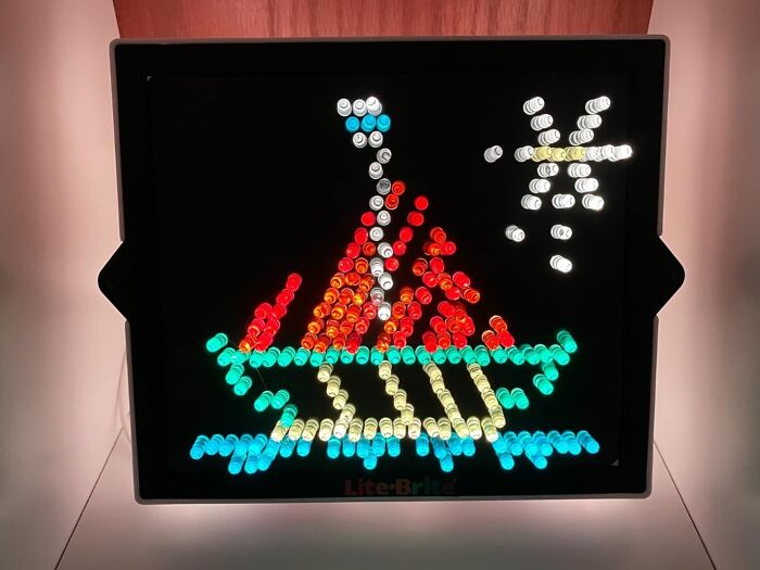 This Lite-Brite Is The Classic Toy That's Making A Comeback! It's The Perfect Way To Unleash Your Child's Inner Artist And Create Glowing Masterpieces 