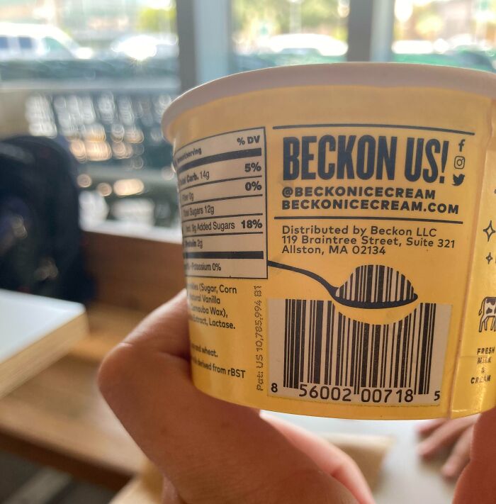 This Barcode From My Ice Cream