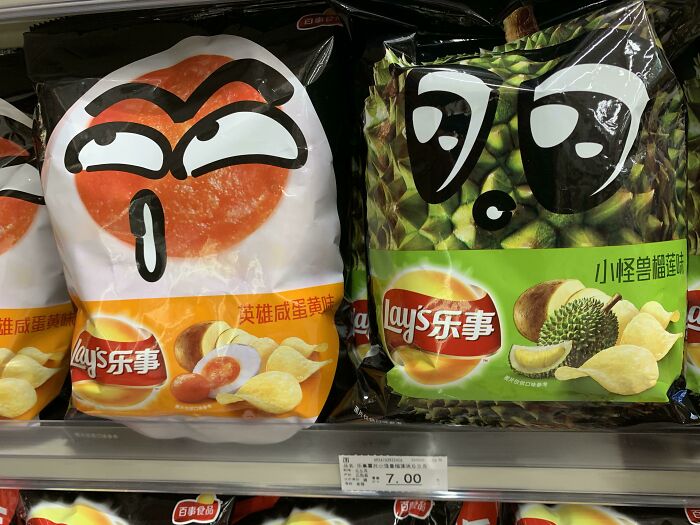 Salted Egg Yolk And Durian Flavored Chips Found In Shanghai