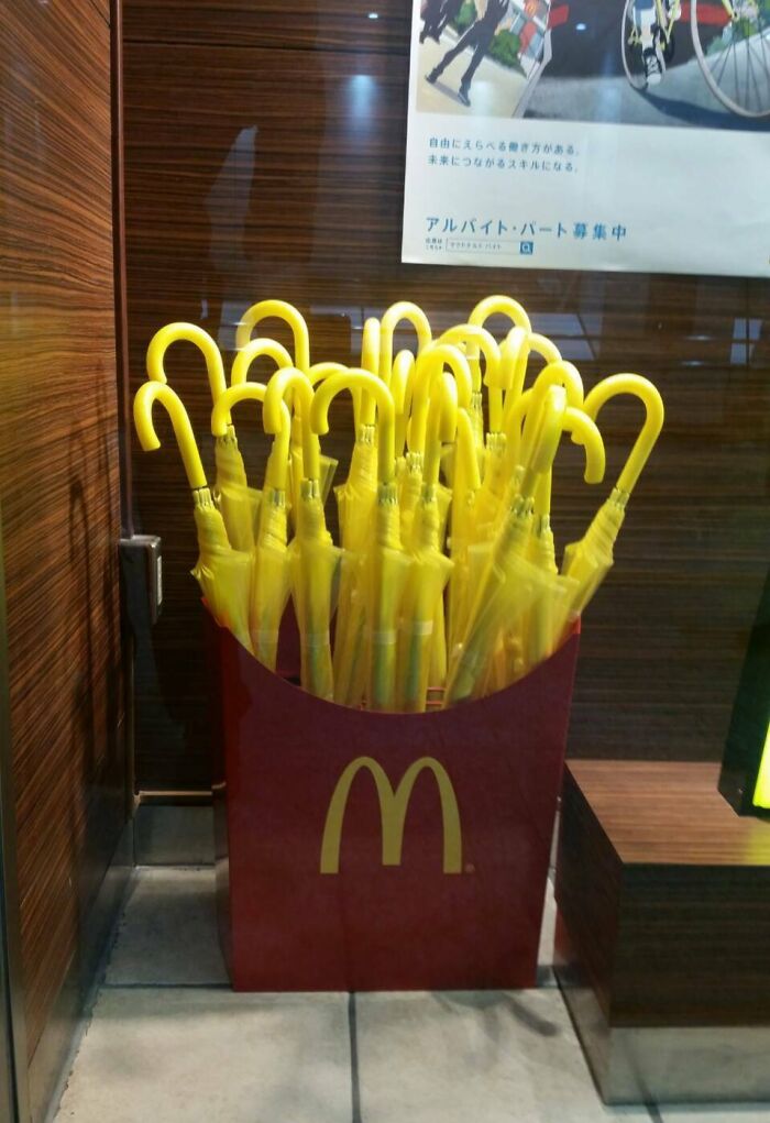 French Fry Umbrellas