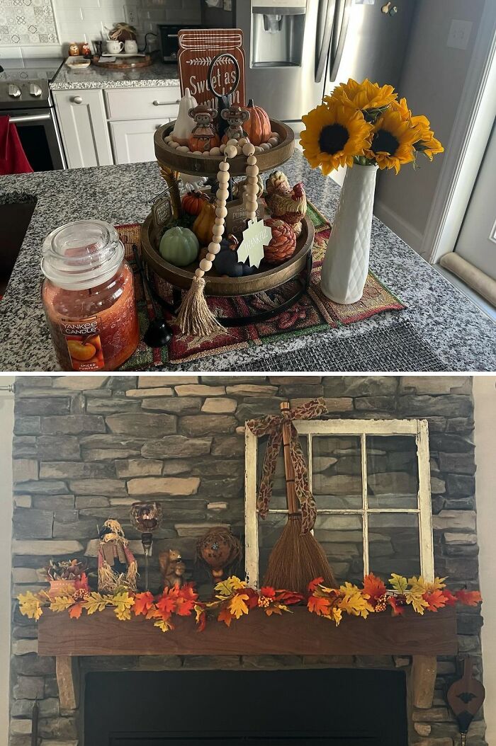 Goodbye Pretty Fall And Thanksgiving Decorations!