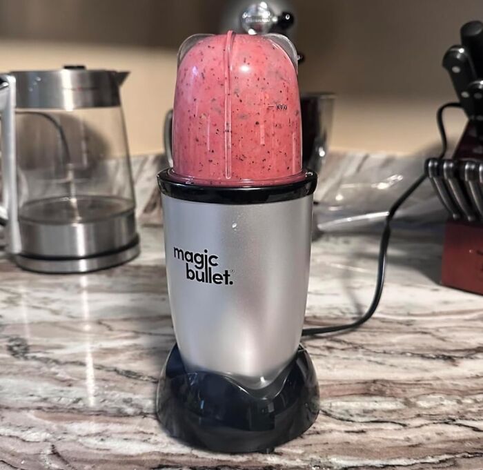 This Magic Bullet Blender Is The Little Kitchen Hero That Could (And It's On Sale For A Price That's Heroic Too)! From Smoothies To Salsas To Soups, It Blends Everything With Ease, Making Healthy Eating A Breeze