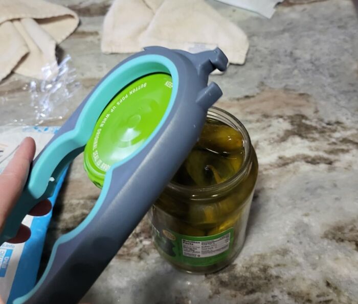 Struggling To Open That Jar Of Pickles Like You're Arm-Wrestling A Gorilla? This Jar Opener Will Have You Twisting Off Those Lids With Ease