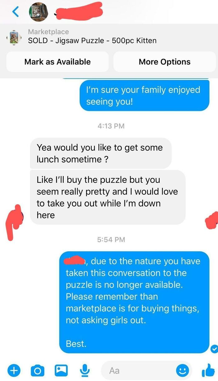 My Friend Was Just Trying To Sell A Puzzle On Facebook Marketplace