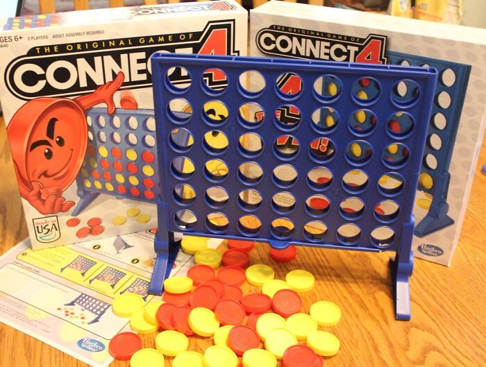 This Connect 4 Game Is A Classic For A Reason! It's The Perfect Way To Challenge Your Child's Strategic Thinking And Have Some Fun Family Competition 