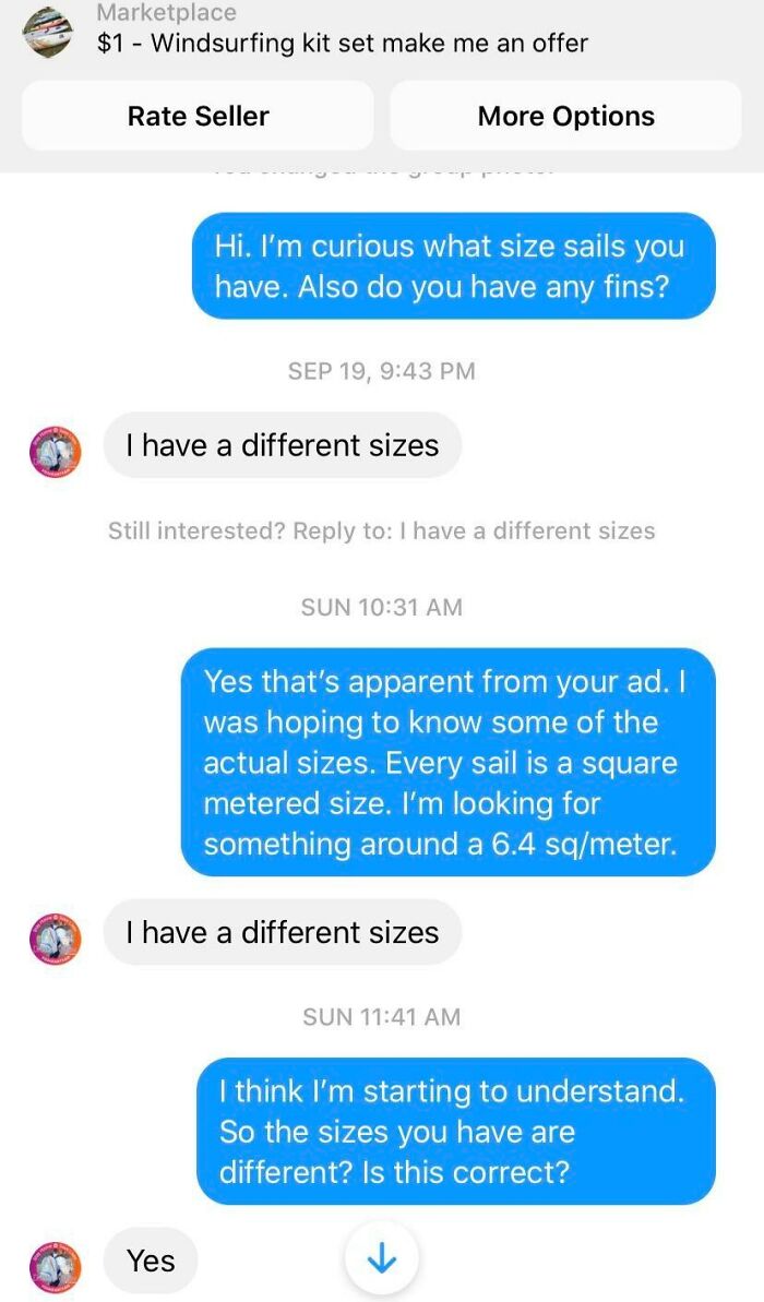 My Attempt To Buy Something On Facebook Marketplace