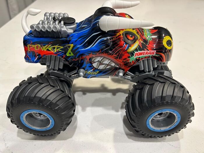 This Remote Control Monster Truck Is Ready To Crush The Competition (And Maybe A Few Toy Cars Along The Way). It's The Perfect Gift For Any Kid Who Loves A Little Bit Of Destruction, And A Whole Lot Of Fun