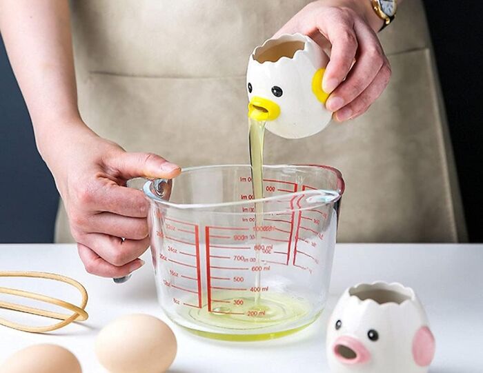 This Chick Egg Separator Is The Only Way To Keep The Shells Out Of Your Bakes