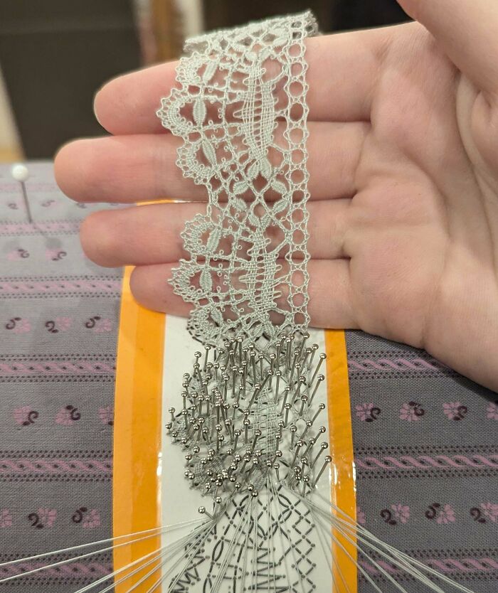 Finally Finished This Bobbin Lace!