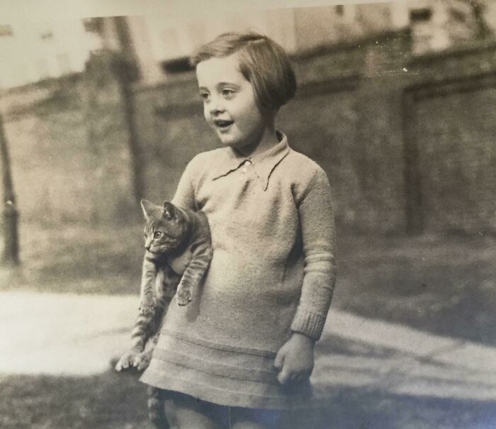 My Mom And Her Cat, Late 1930’s