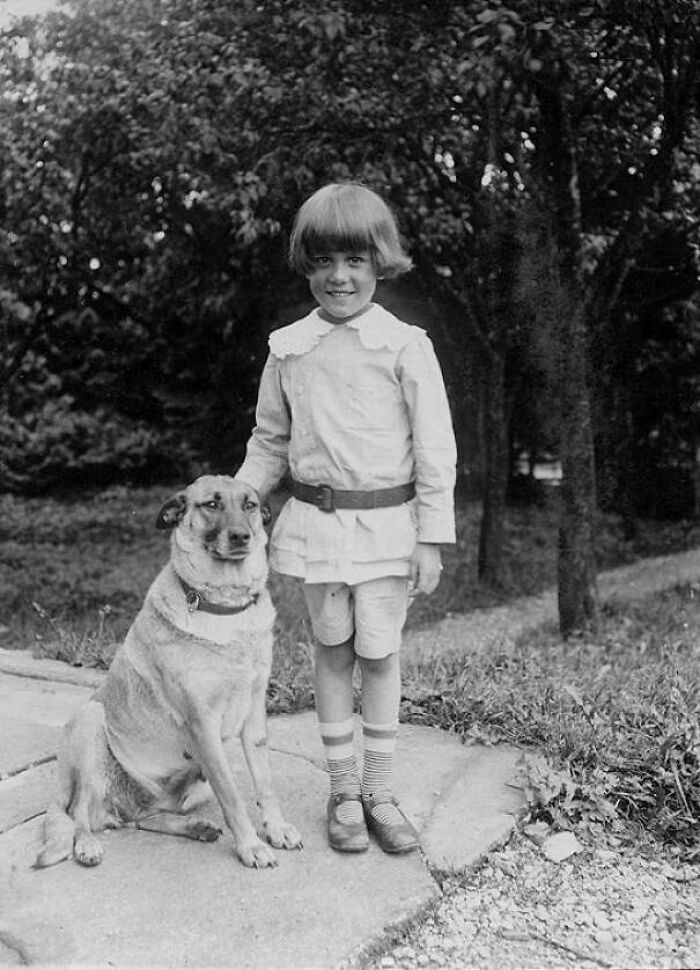 My Grandpa And His Dog, Early 1940's