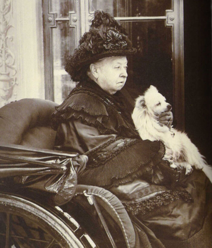 Queen Victoria & Her Dog- Late 1880s