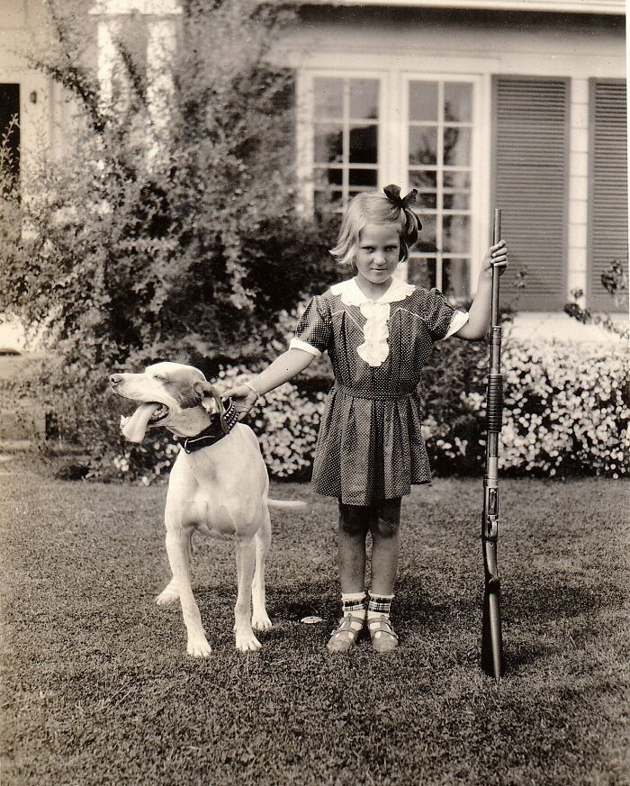 A Girl And Her Dog 1932