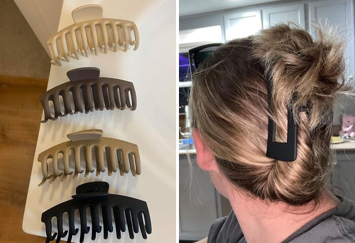 Tame Your Mane With These 4.5-Inch Claw Clips And Achieve Effortlessly Chic Updos That Would Make Instagram Hair Gods Jealous