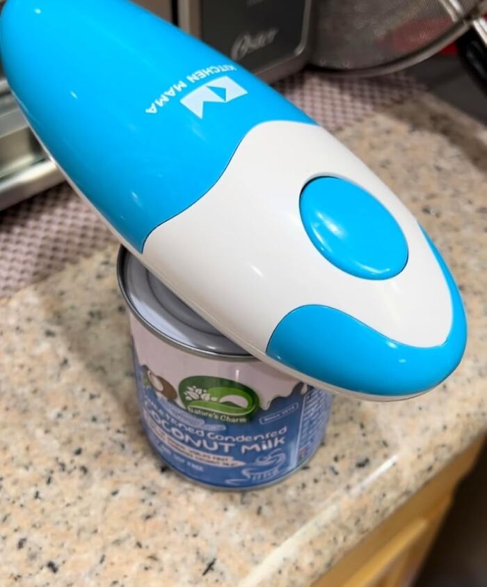 Open Up A World Of Convenience With This Electric Can Opener And Say Goodbye To Manual Struggles. Your Cans Will Open Smoothly, And Your Hands Will Thank You!