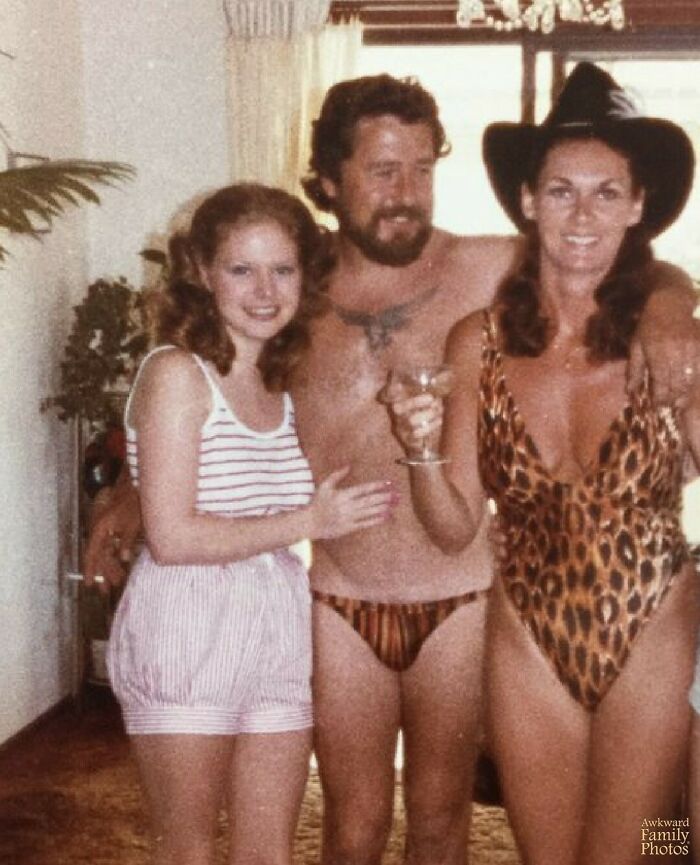 “My Sister And My Parents Sporting Their Australia, Gold Coast 1982 Fashion.”