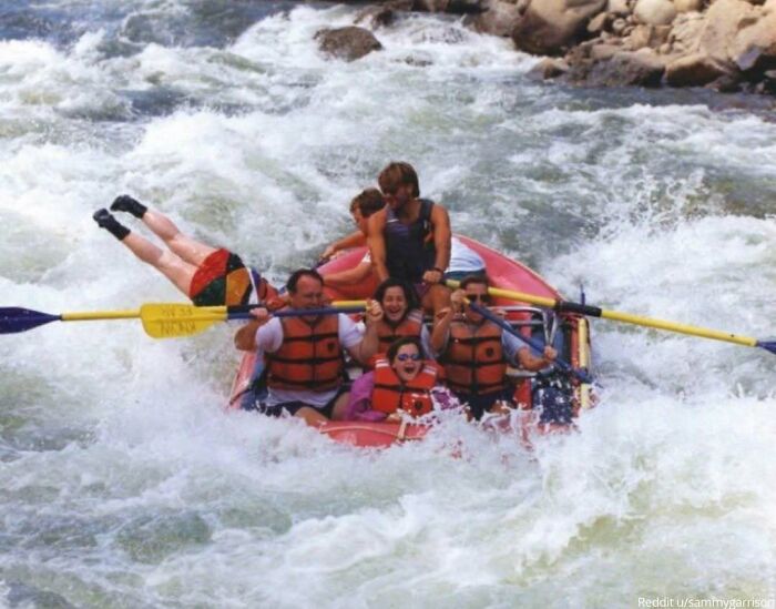 “La abuela de mi amiga hizo rafting…”