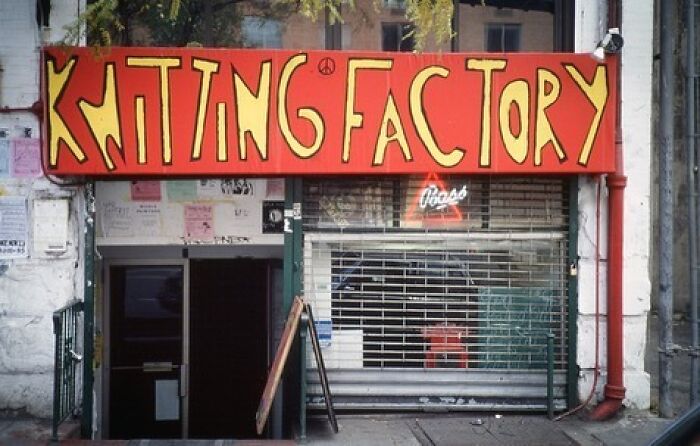 Knitting Factory On Houston Street - 1991