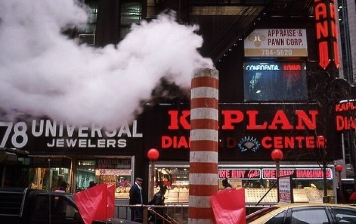 Sidewalks Of NYC. Diamond District, 1991