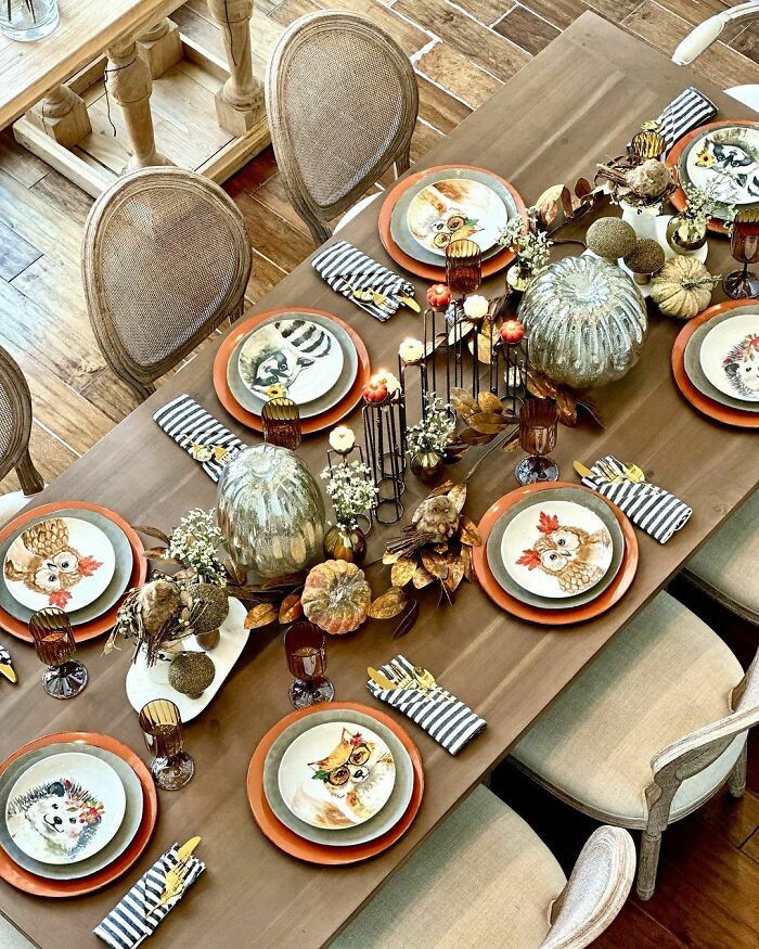 Adorable Woodlan Animals Tablescape