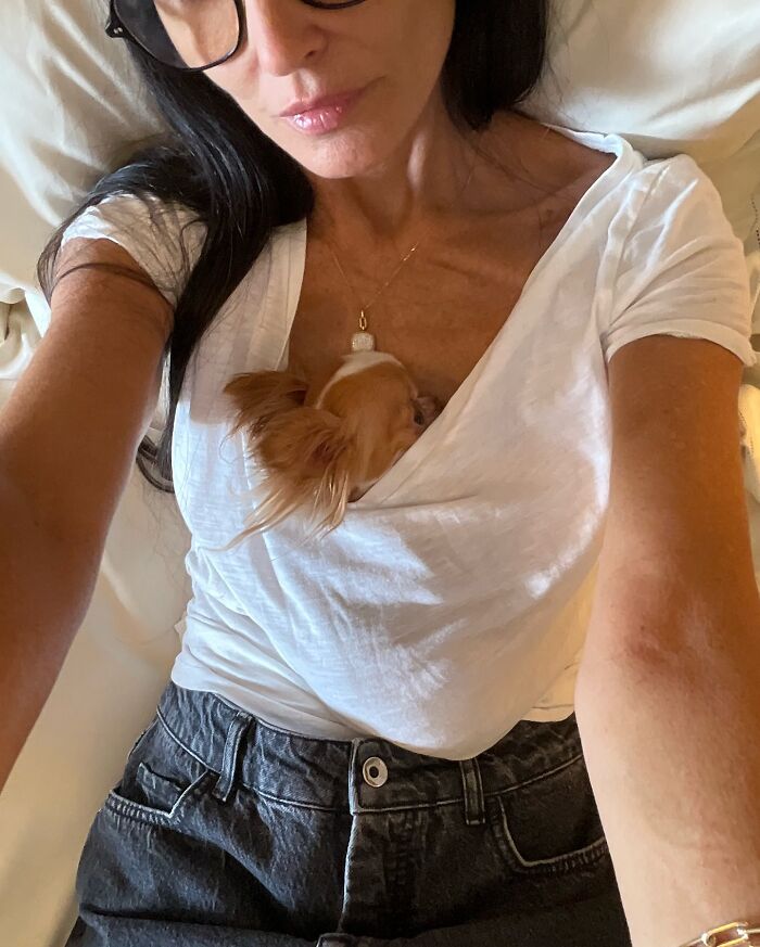 "Aging Like Fine Wine": Demi Moore, 62, Flaunts Beach Body While Wishing Her Dog A Happy Birthday