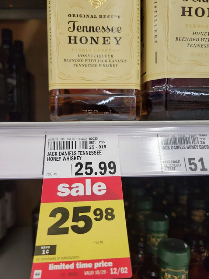 Jack Daniels Is On Sale At My Local Supermarket