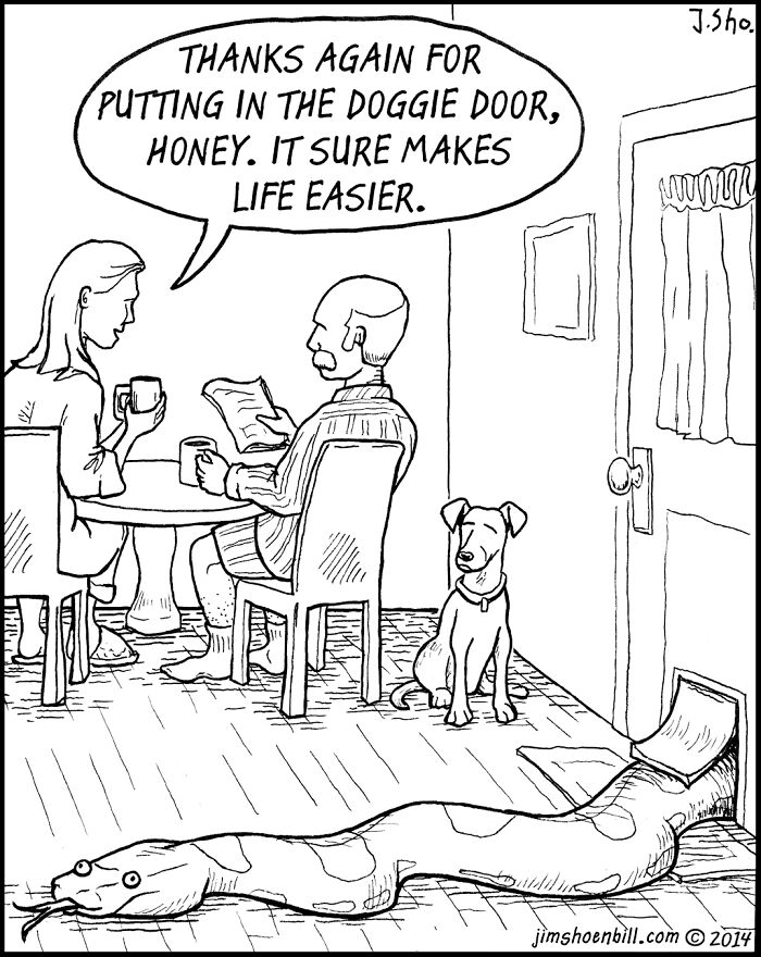 Humorous And Positive Single-Panel Comics By Jim Shoenbill That Will Hopefully Brighten Up Your Day (New Pics)