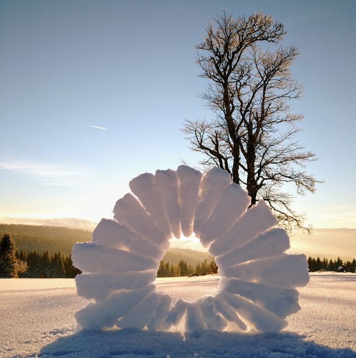 Portal - Snow Sculpture