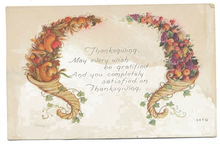 Vintage Thanksgiving Postcard