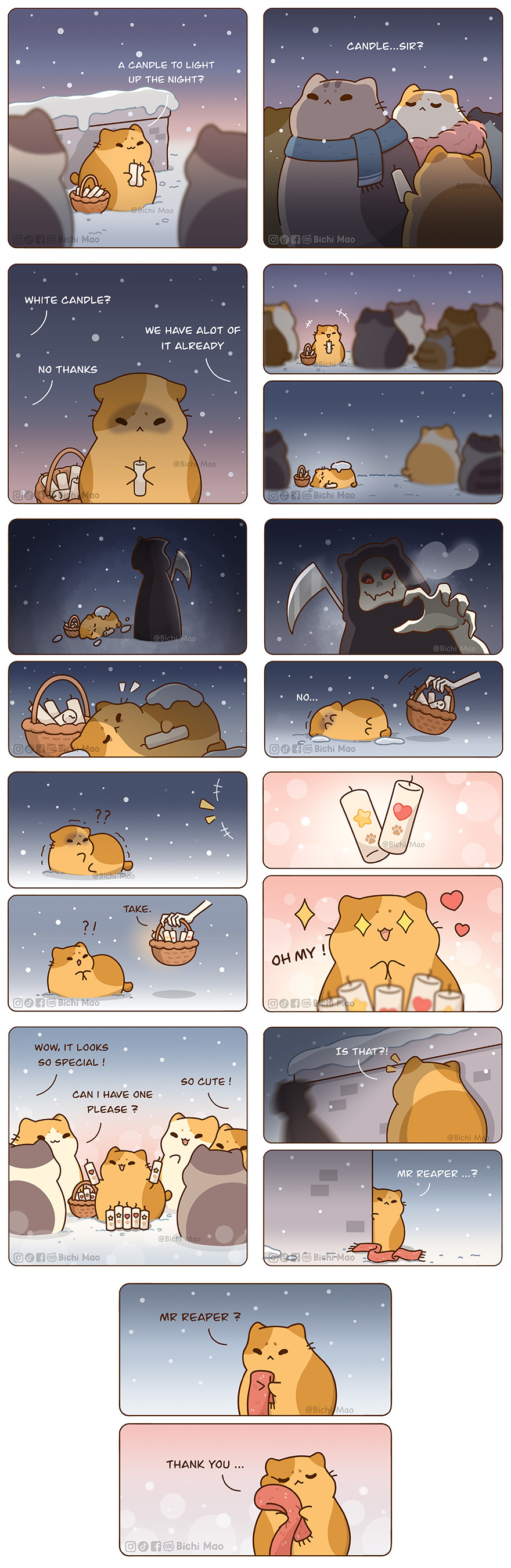 New Wholesome Comics By Olive Yong Showing The Sweet And Naughty Side Of Chubby Cats