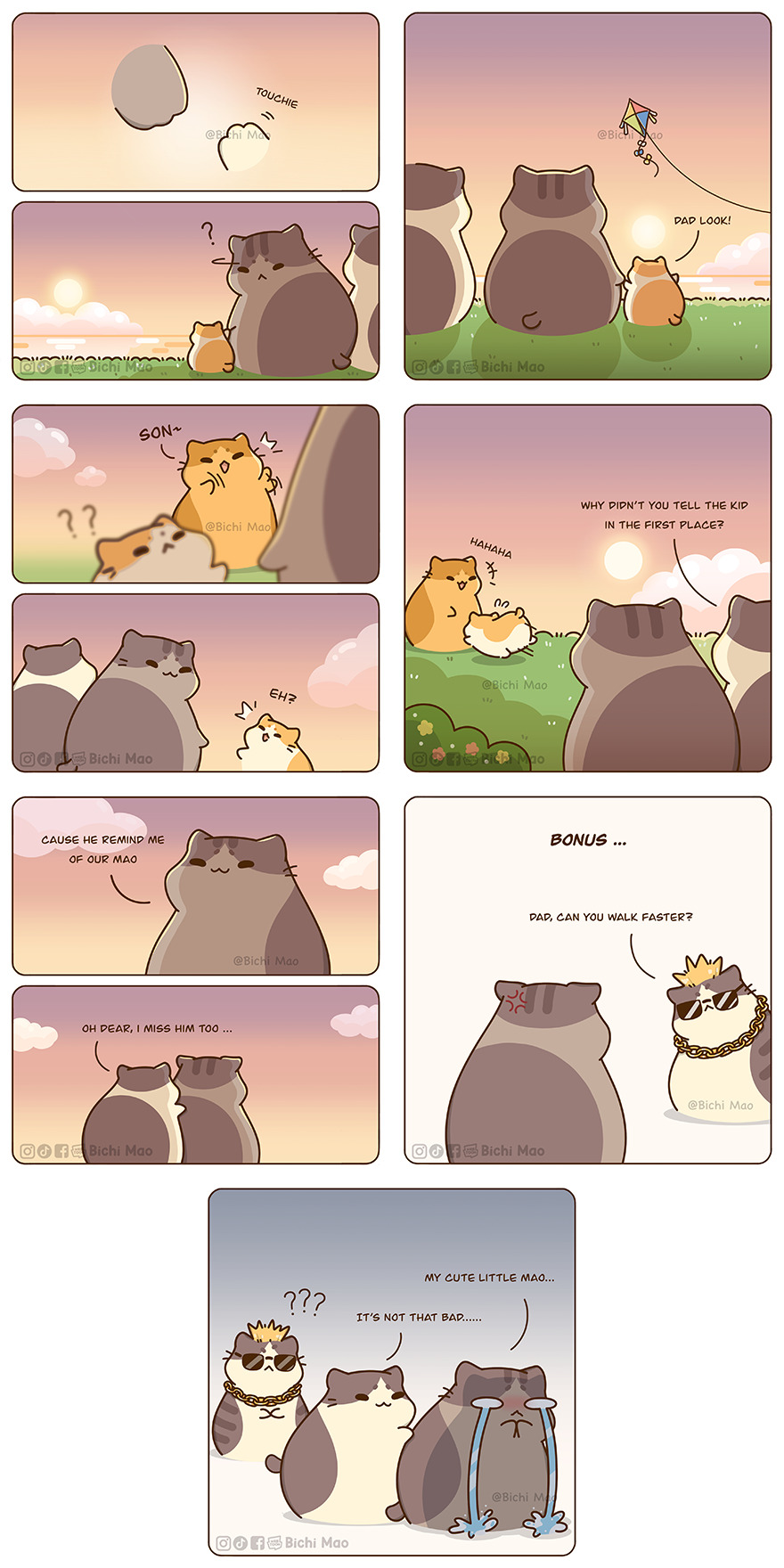 New Wholesome Comics By Olive Yong Showing The Sweet And Naughty Side Of Chubby Cats