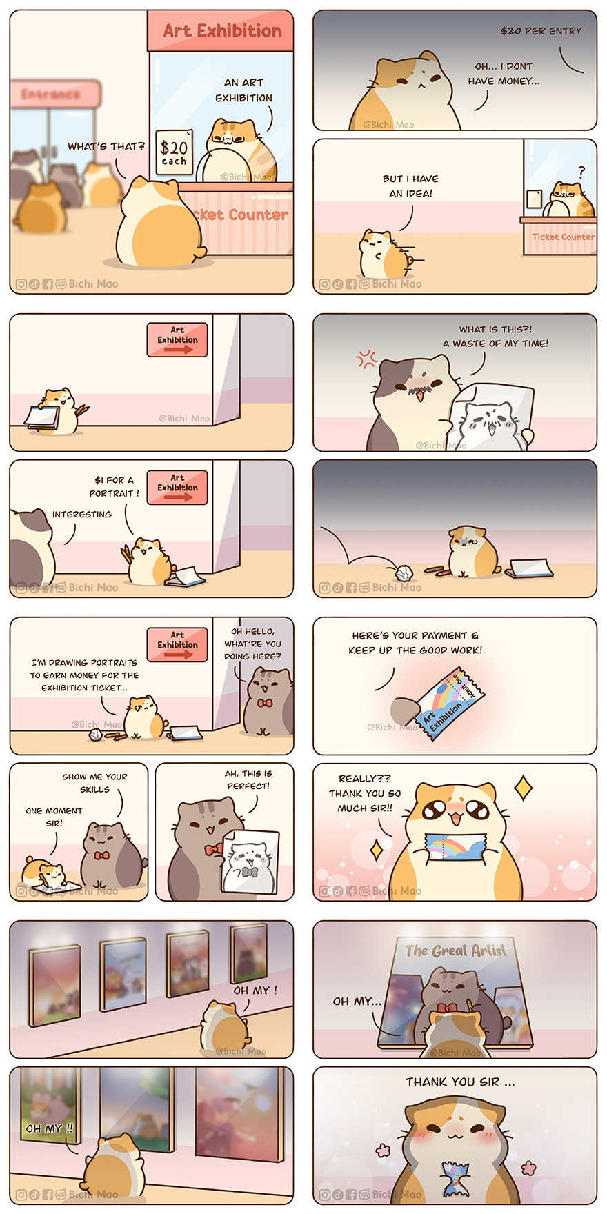 New Wholesome Comics By Olive Yong Showing The Sweet And Naughty Side Of Chubby Cats