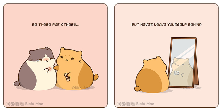 New Wholesome Comics By Olive Yong Showing The Sweet And Naughty Side Of Chubby Cats