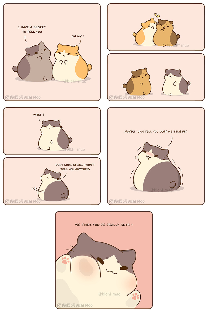 New Wholesome Comics By Olive Yong Showing The Sweet And Naughty Side Of Chubby Cats