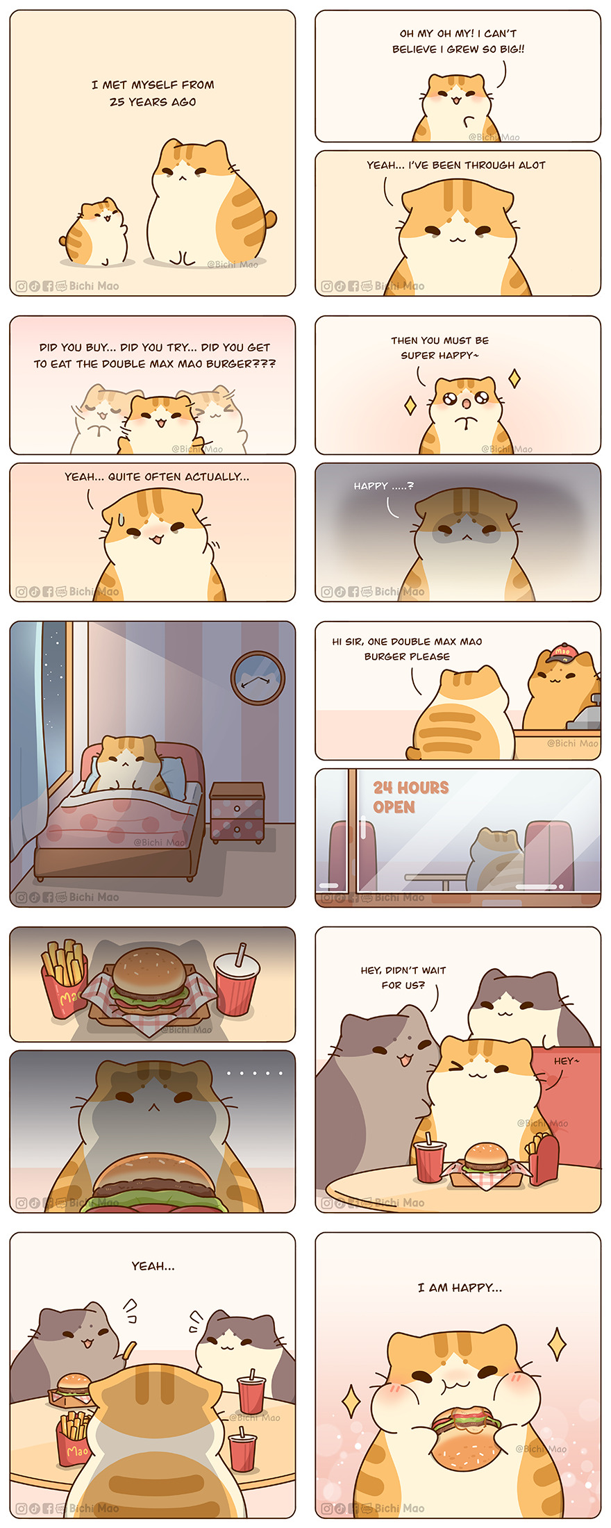 New Wholesome Comics By Olive Yong Showing The Sweet And Naughty Side Of Chubby Cats