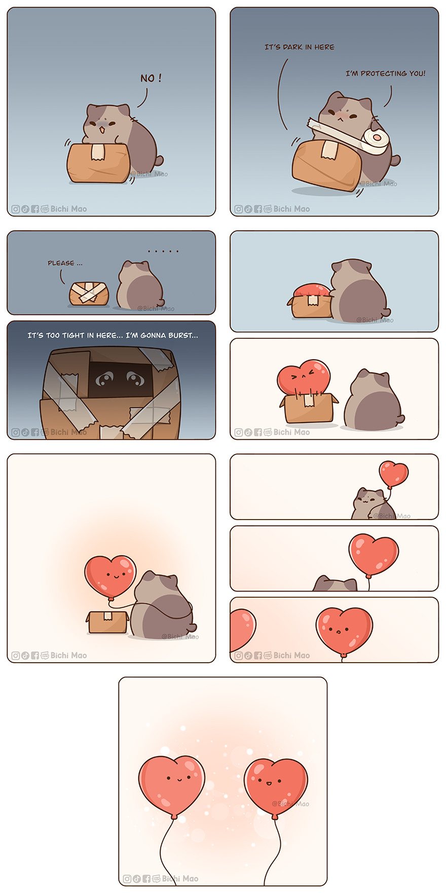 New Wholesome Comics By Olive Yong Showing The Sweet And Naughty Side Of Chubby Cats