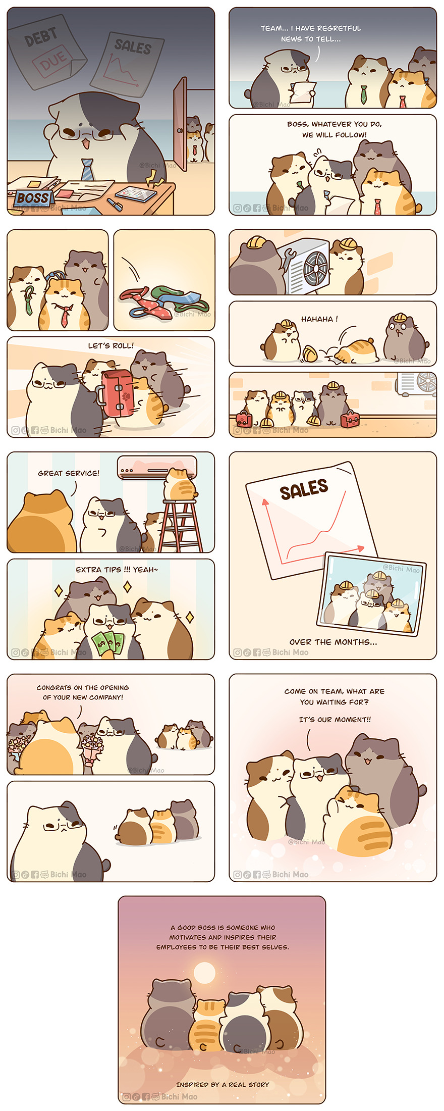 New Wholesome Comics By Olive Yong Showing The Sweet And Naughty Side Of Chubby Cats