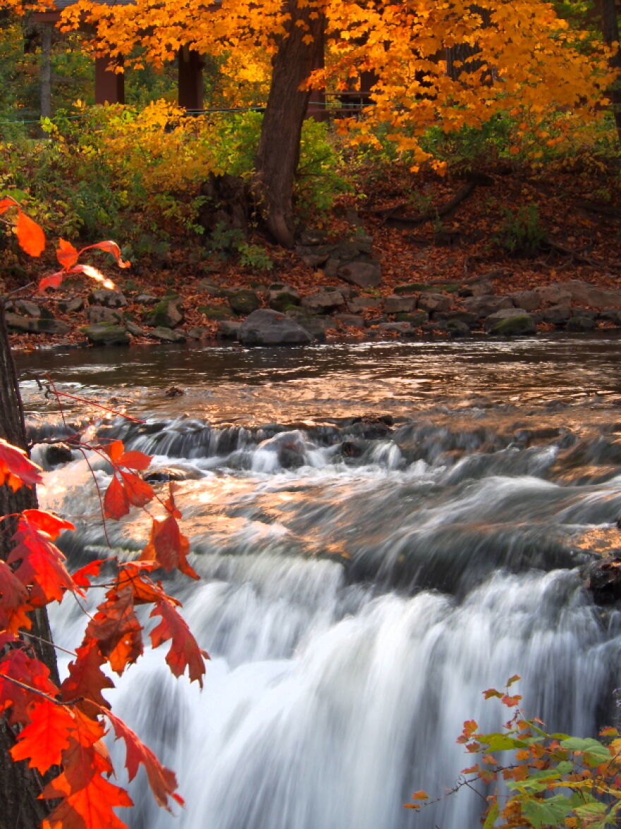 Fall At The Falls In Minneopa State Park