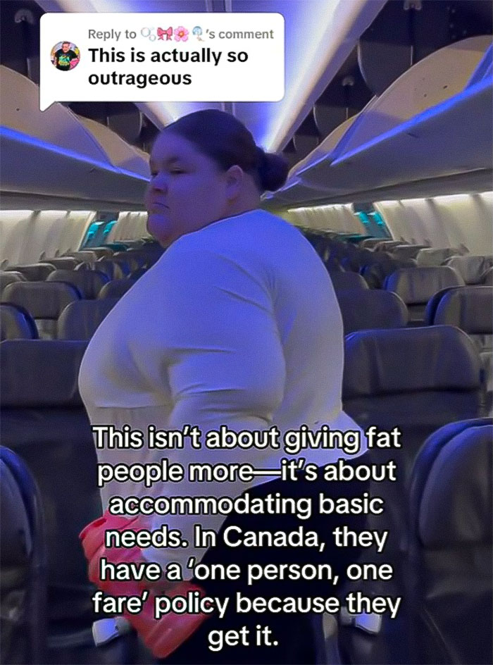 Plus-Size Activist Issues Demand For Free Extra Seats For "Fat" Fliers, Sparks Outrage