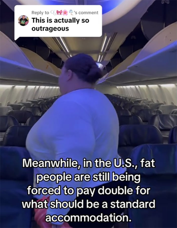 Plus-Size Activist Issues Demand For Free Extra Seats For "Fat" Fliers, Sparks Outrage