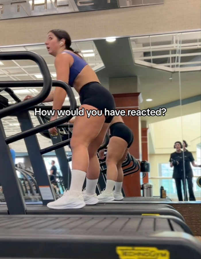 “You’re Crazy”: Woman In Gym Yells At Fitness Influencer For Sprinting Too Loud On Treadmill