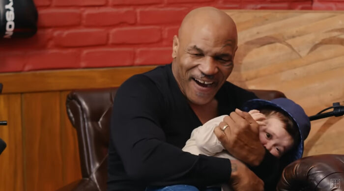 Mike Tyson Admits Thinking 22YO Hasbulla Was An Actual Baby While Cradling Him In Viral Video