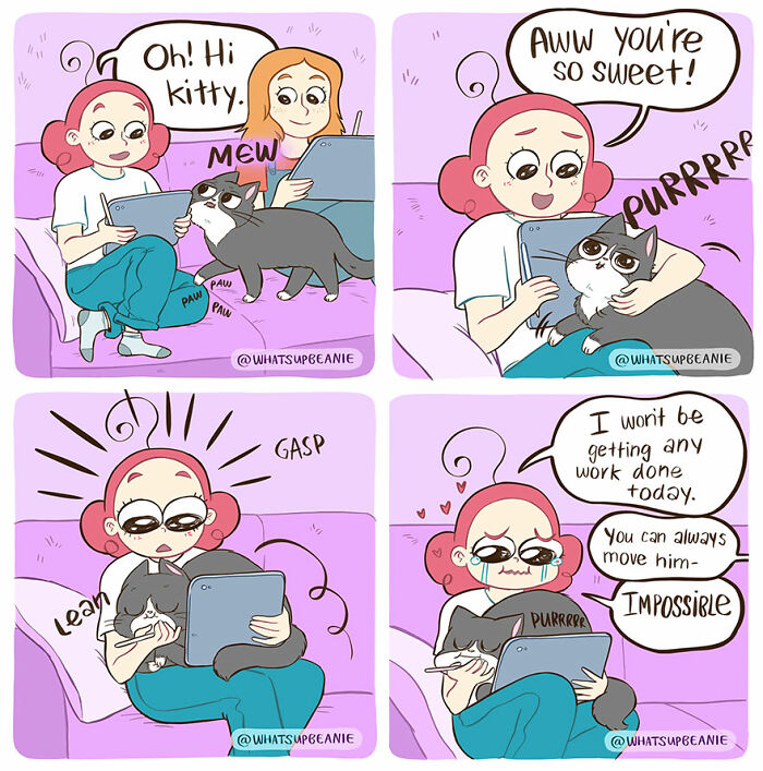 This Artist Creates Wholesome Comics About Cats And Dogs (New Pics)