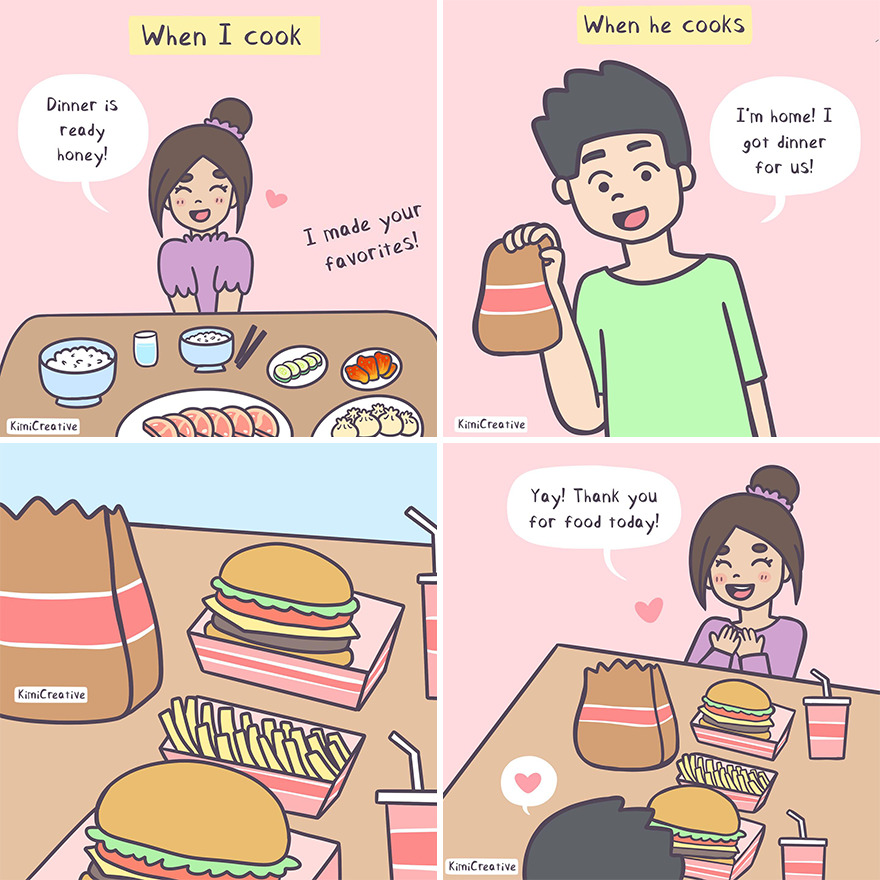 This Artist Creates Comics Based On Relatable Situations From Everyday Life