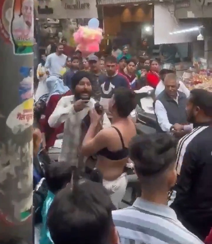 Man Wearing A Bra Thrashed By Crowd For Filming "Obscene Videos" In Market