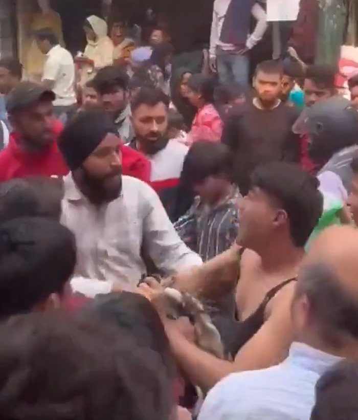 Man Wearing A Bra Thrashed By Crowd For Filming "Obscene Videos" In Market