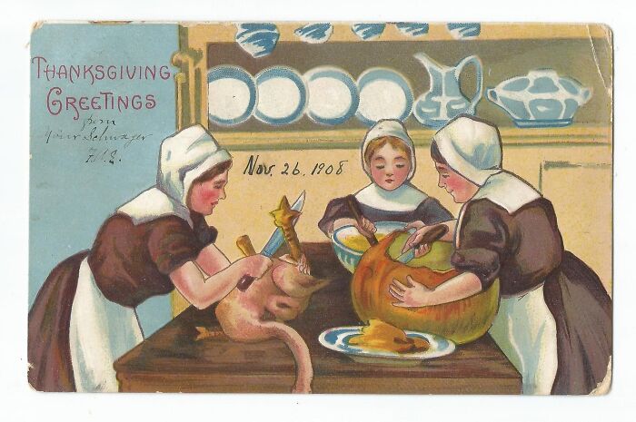 Vintage Thanksgiving Postcard