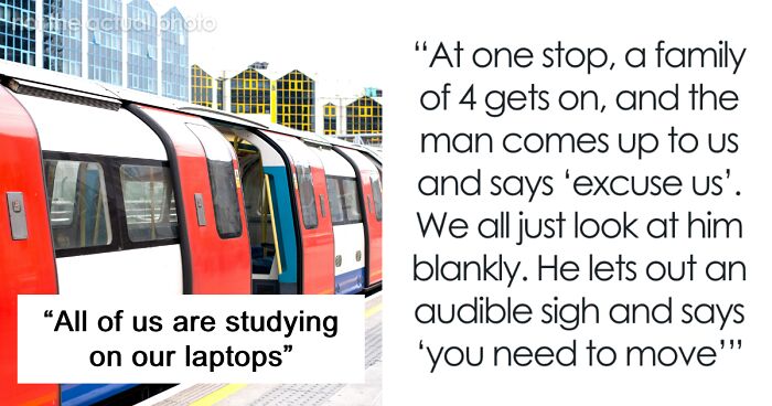 Person Appalled When Man Claims Train Seats That Are Occupied By Commuters For His Family