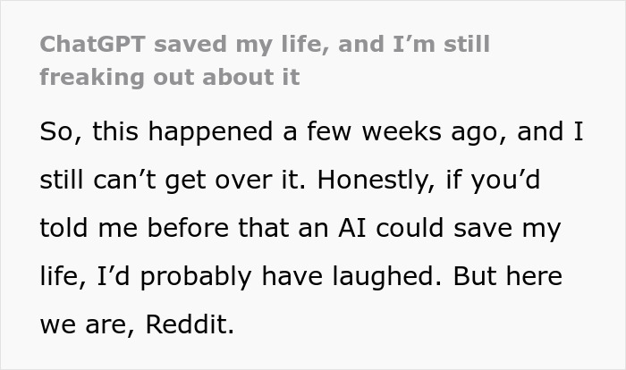 Person Vents About Their Symptoms To ChatGPT On A Whim, Ends Up Avoiding A Heart Attack