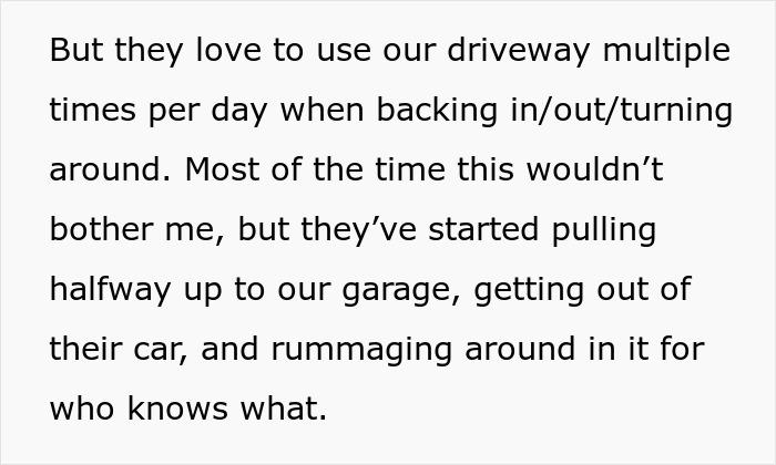 Hellish Neighbors Treat Woman’s Driveway Like A Pit Stop, She Gets Labeled A “Karen” For Complaining